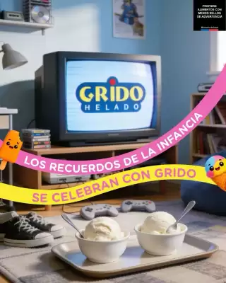 Helados Grido (válido hasta 10-08)