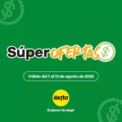 Éxito (válido hasta 13-08)