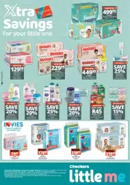 Checkers catalogue Page 1: Johnson's Baby Gentle All Over/Extra Sensitive Baby Wipes €129,99, Purity Baby Toiletries