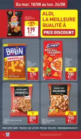Catalogue ALDI semaine 34 page 16: TRADER JOE'S NOIX DE MACADAMIA €2,99, TRADER JOE'S CACAHUÈTES €0,99