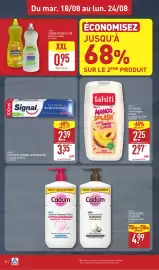 Catalogue ALDI semaine 34 page 24: Tahiti Gel douche €2,25, TWIDO LIQUIDE VAISSELLE €0,95