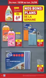 Catalogue ALDI semaine 34 page 26: POWER FORCE SERPILLIÈRES EN MICROFIBRE €2,99, TANDiL Adoucissant concentré €2,89