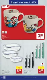 Catalogue ALDI semaine 34 page 38: PAW Patrol Hello Kitty Mugs €3,00, CROFTON BOÎTES DE CONSERVATION €5,99