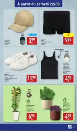 Catalogue ALDI semaine 34 page 43: UP 2 FASHION BOXERS €9,99, UP 2 FASHION CASQUETTE €3,99