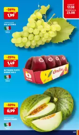 Volantino ALDI settimana 34 Pagina 11: Nettarine piatte Ondine €1,49, Melone Verde €0,99