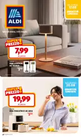 Volantino ALDI settimana 34 Pagina 34: Ambiano mini friggitrice ad aria €19,99, Casalux mini lampada da tavolo €7,99