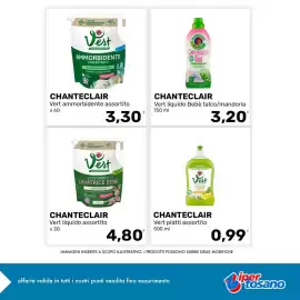 Volantino Iper Tosano settimana 33 Pagina 2: Chanteclair Vert liquido Bebè €3,20, Chanteclair Vert ammorbidente €3,30