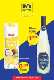 Volantino In'S Mercato Pagina 1: Half Ananas e Cocco €0,99, Pinot Chardonnay Trevenezie IGP frizzante Ca'Munari €1,69