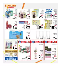 Volantino Spazio Conad settimana 33 Pagina 8: • RICARICA RAID • ESSENTIALS €3,49, SAPONE LIQUIDO MIL MIL €1,49