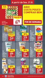 Folheto ALDI semana 34 Página 18: Óleo de Coco Biológico sem Sabor €5,59, Alpro Yofu Soja Manga sem Açúcar €2,54