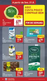 Folheto ALDI semana 34 Página 20: Ipanema Queijo Cremoso Estilo Catupiry €4,99, Lyttos queijo em salmoura €7,79