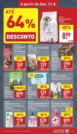 Folheto ALDI semana 34 Página 23: Sensair sticks perfumados €0,99, Detergente Líquido para Roupa Flores Silvestres €9,99