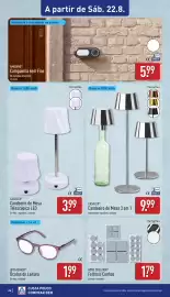 Folheto ALDI semana 34 Página 26: Candeeiro de Mesa 3 em 1 €9,99, Candeeiro de Mesa Telescópica LED €3,99