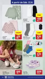 Folheto ALDI semana 34 Página 28: Meias Unissexo €5,99, Meias para Criança €5,99