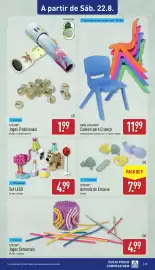 Folheto ALDI semana 34 Página 31: Set LEGO €4,99, Toylinos animais de encaixe sortido €7,99