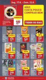 Folheto ALDI semana 34 Página 6: Sel tábua mista de porco preto €3,79, Mimosa logurte líquido chill melancia e hortelã €1,34