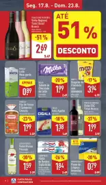 Folheto ALDI semana 34 Página 8: Porta da ravessa vinho doc tinto/branco €1,99, Power force panos de limpeza amarelos €0,79