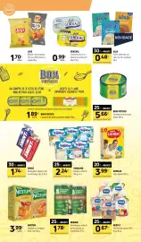 Folheto Coviran Página 8: Gerber alimentação infantil puffs banana ou framboesa €1,78, Yogolino Alimento infantil €2,24