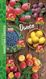Delikatesy Centrum gazetka tydzień 33 Strona 12: Śliwki €4,99, Jabłka wczesne piros €4,99