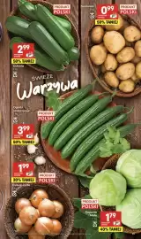 Delikatesy Centrum gazetka tydzień 33 Strona 13: Ziemniaki €0,99, Kapusta biała €1,79