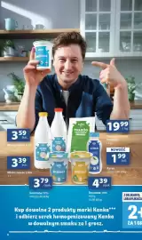 Delikatesy Centrum gazetka tydzień 33 Strona 4: Mleko świeże 3,2% €3,59, Twaróg półtłusty – krajanka €19,99