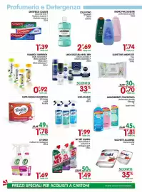 Volantino D'Ambros Pagina 10: LINEA QUASAR Vetri €1,99, Listerine Flavours Spearmint €2,69