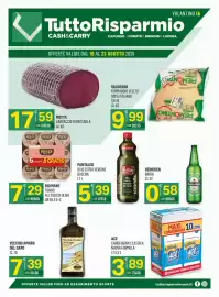 Volantino Tutto Risparmio Cash&Carry Pagina 1: Valgrana formaggio scelto €9,99, Ace candeggina classica €3,89