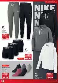 Kaufland leták týden 33 Strana 6: NIKE Tepláky S-XXL různé druhy a barvy cena za 1 kus AKCE! pouze 699,90 х SILA NIKE NIKE