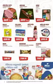 CBA akciós újság hét 33 Oldal 2: Classic pizzák €799,00, Mizo túró rudik €199,00