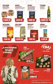 CBA akciós újság hét 33 Oldal 3: Riceland hosszúszemű rizs €729,00, Rio mare insalatissime tonhalsaláták €1.399,00