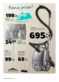 Coop Forum reklamblad vecka 33 Sida 11: Strykjärn €199,00, Vacuumpåse €24,90