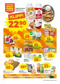 Coop Forum reklamblad vecka 33 Sida 6: Matlagnings-/vispgrädde €22,90, Mannafrutti/Risifrutti €39,00