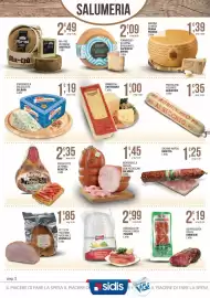 Volantino Sidis mini Pagina 2: Mortadella Favola con Pistacchio Palmieri €1,45, Grana Padano Riserva 20 mesi €1,39