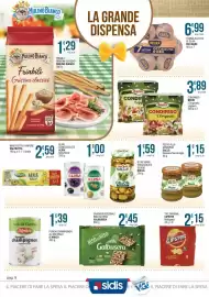 Volantino Sidis mini Pagina 8: Cracker integrali riso su riso Galbusera €2,45, Olive verdi snocciolate Sacla €1,59