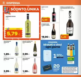 Volantino Oasi Pagina 18: Vino frizzante Garzellino €1,89, Muller Thurgau Doc Mastri Vernacoli €3,99
