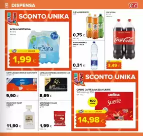 Volantino Oasi Pagina 19: Caffè Lavazza Crema e Gusto Forte €9,90, Thè San Benedetto €0,75