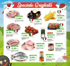 Volantino Oasi Pagina 2: Melanzane tonde €1,59, Pannocchie di mais €1,59