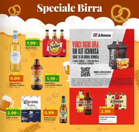 Volantino Oasi Pagina 21: Birra Bulldog Strong Lager €0,99, Birra Raffo Lavorazione Grezza €1,19