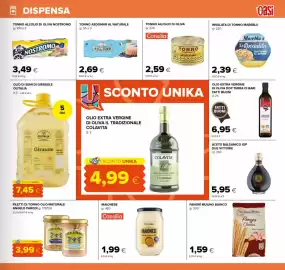 Volantino Oasi Pagina 23: Tonno Asdomar al naturale €2,69, Tonno pinne gialle Consilia €2,59