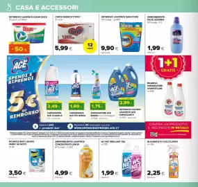 Volantino Oasi Pagina 26: Detersivo lavatrice Dash Pods €9,90, Wc net brilliant gel €1,99