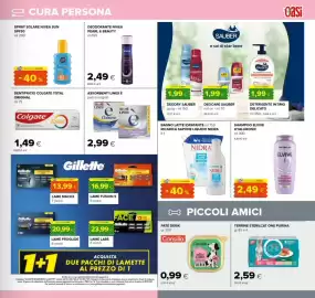 Volantino Oasi Pagina 27: Spray solare Nivea Sun SPF30, Dentifricio Colgate Total Original €1,49