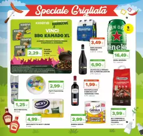 Volantino Oasi Pagina 3: Asciugatutto Nicky Limone €4,99, Birra Heineken €16,49