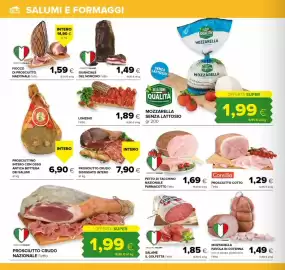Volantino Oasi Pagina 8: Salame Il Golfetta €1,85, Pettro di tacchino nazionale parmocotto €1,69