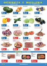 Volantino DiMeglio Pagina 4: Pesche gialle €1,59, Uva bianca €2,09