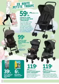 Catalogue E.Leclerc | Hypermarché page 22: Bebeconfort pousssette canne multipositions snow €59,95
