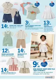 Catalogue E.Leclerc | Hypermarché page 7: Disney baby ENSEMBLE BÉBÉ €14,95, Mots d'enfants ROBE BÉBÉ €13,95