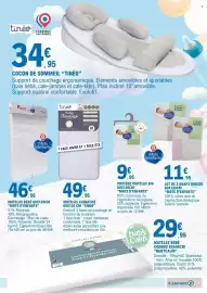 Catalogue E.Leclerc | Hypermarché page 9: TINÉO COCON DE SOMMEIL €34,95, Mots d'enfants Matelas bébé €46,95
