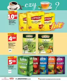 Topaz gazetka tydzień 33 Strona 24: Herbata Lipton Yellow Label €10,99, Herbata Loyd €5,59