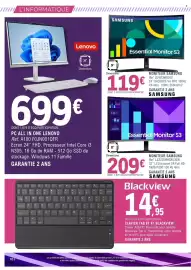 Catalogue E.Leclerc Espace Culturel page 10: SAMSUNG Essential Monitor S3 €209,00