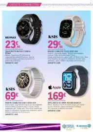 Catalogue E.Leclerc Espace Culturel page 13: RE/MAX SMARTWATCH WATCH 9 TARNISH €23,95, Apple APPLE WATCH SE 44MM €169,00